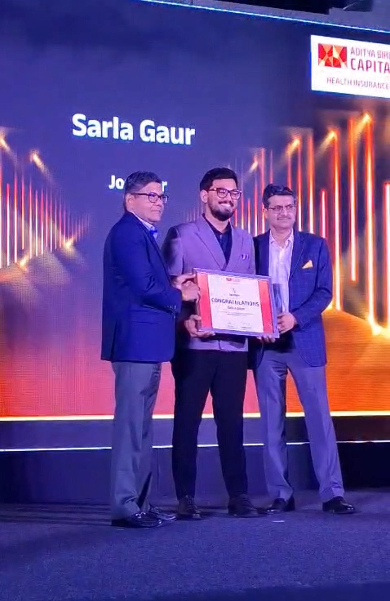 Awards recognition